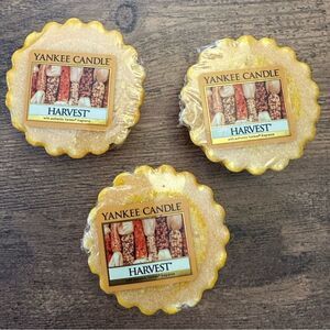 NWT Yankee Candle Wax Melts Harvest Set of 3